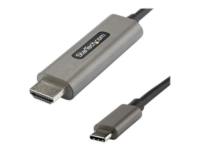 STARTECH.COM - Startech 16ft (5m) USB C to HDMI Cable 4K 60Hz with HDR10, Ultra HD USB Type-C to 4K HDMI 2.0b Video Adapter Cable, USB-C to HDMI HDR Monitor/Display Converter, DP 1.4 Alt Mode HBR3 - Thunderbolt 3 Compatible (CDP2HDMM5MH)