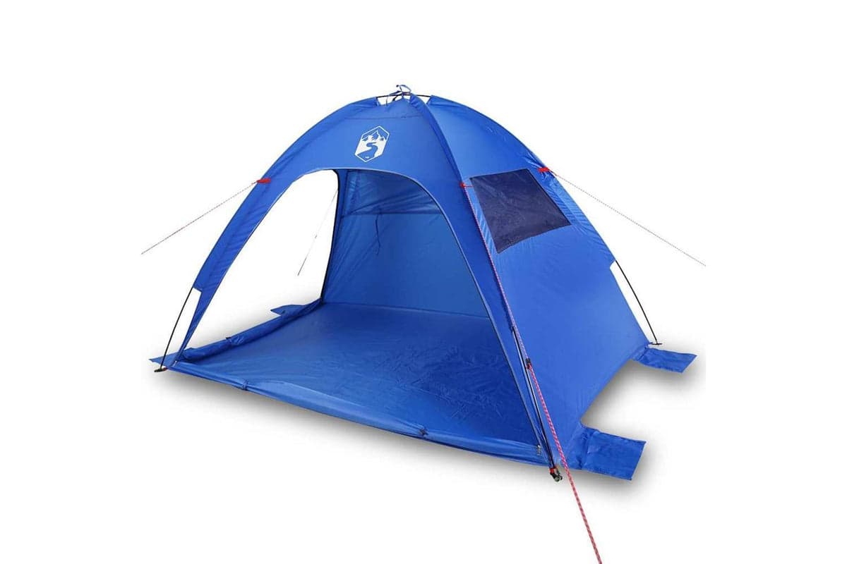 Vidaxl Beach Tent Azure Blue Waterproof