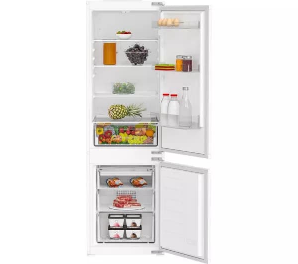 INDESIT No Frost KINH 1271 B4UK 70/30 Integrated Fridge Freezer - Sliding Hinge