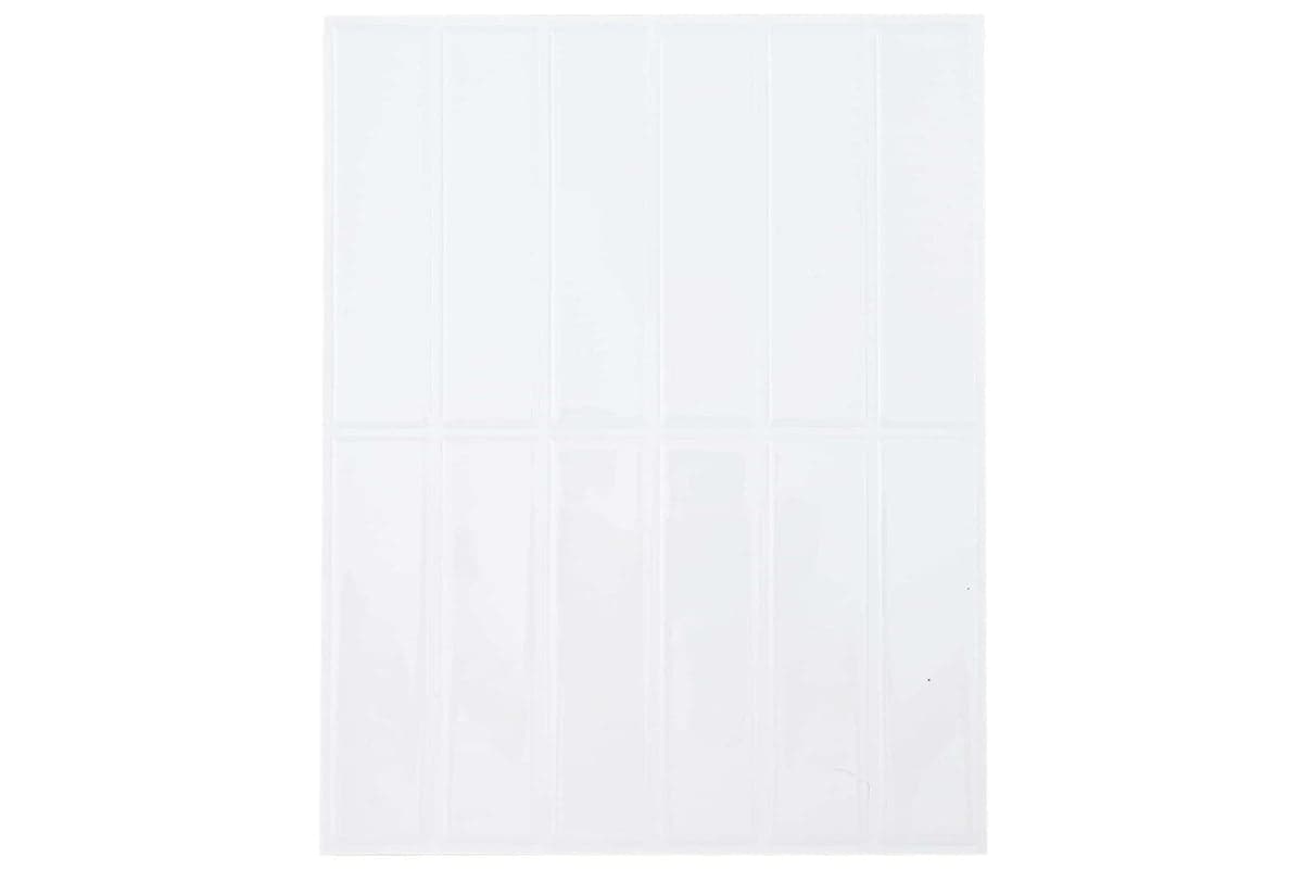 Vidaxl Rectangular Tile 10 Pcs White 29 X 23 X 008 Cm