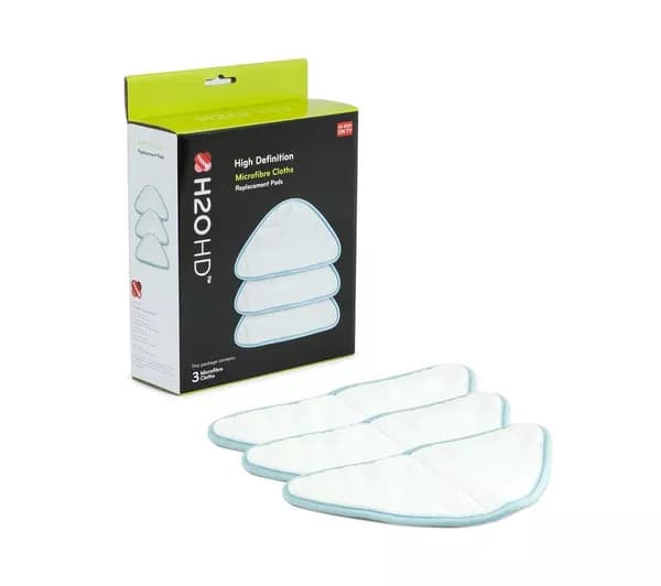 H2O HD Steam Mop & Steam Cleaner Microfibre Cloths - Pack of 3