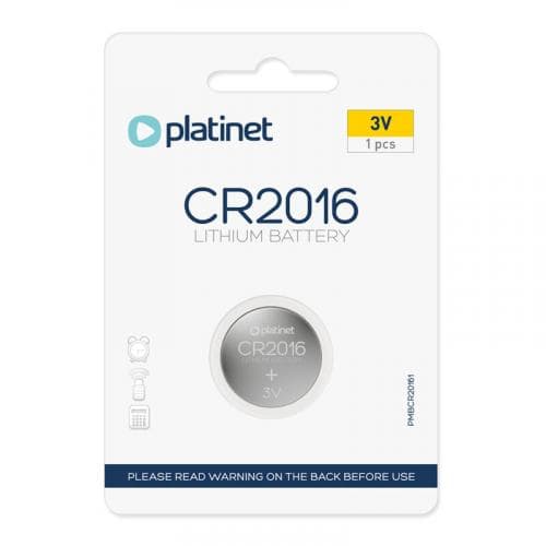 PLATINET Cr2016 3 Volt Lithium Battery...