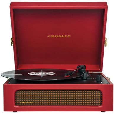 Crosley CR8017B-BUR Voyager 2-Way Bluetooth Record Player - Burgundy