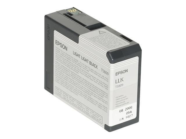 EPSON - T5809 - light light black - original - ink cartridge