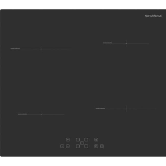 Nordmende 4 Zone Touch Control Frameless Induction Hob - Black | HCI63FL