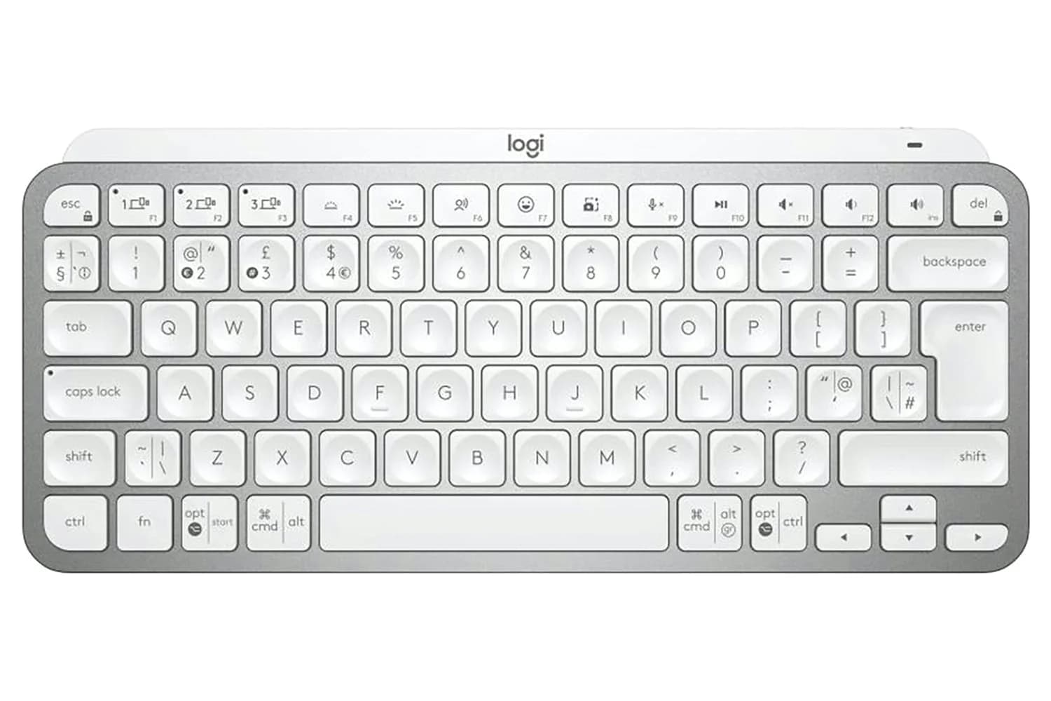 Logitech MX Wireless Mini Keyboard | Pale Gray