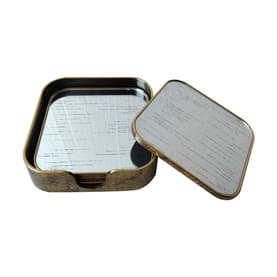 Mirror Coaster, Set of Four