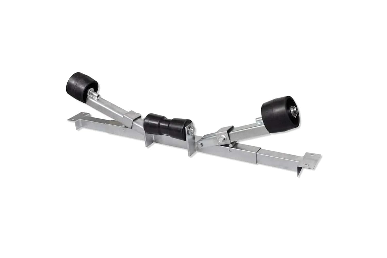 Vidaxl Boat Trailer Bottom Support Bracket With Keel Rollers