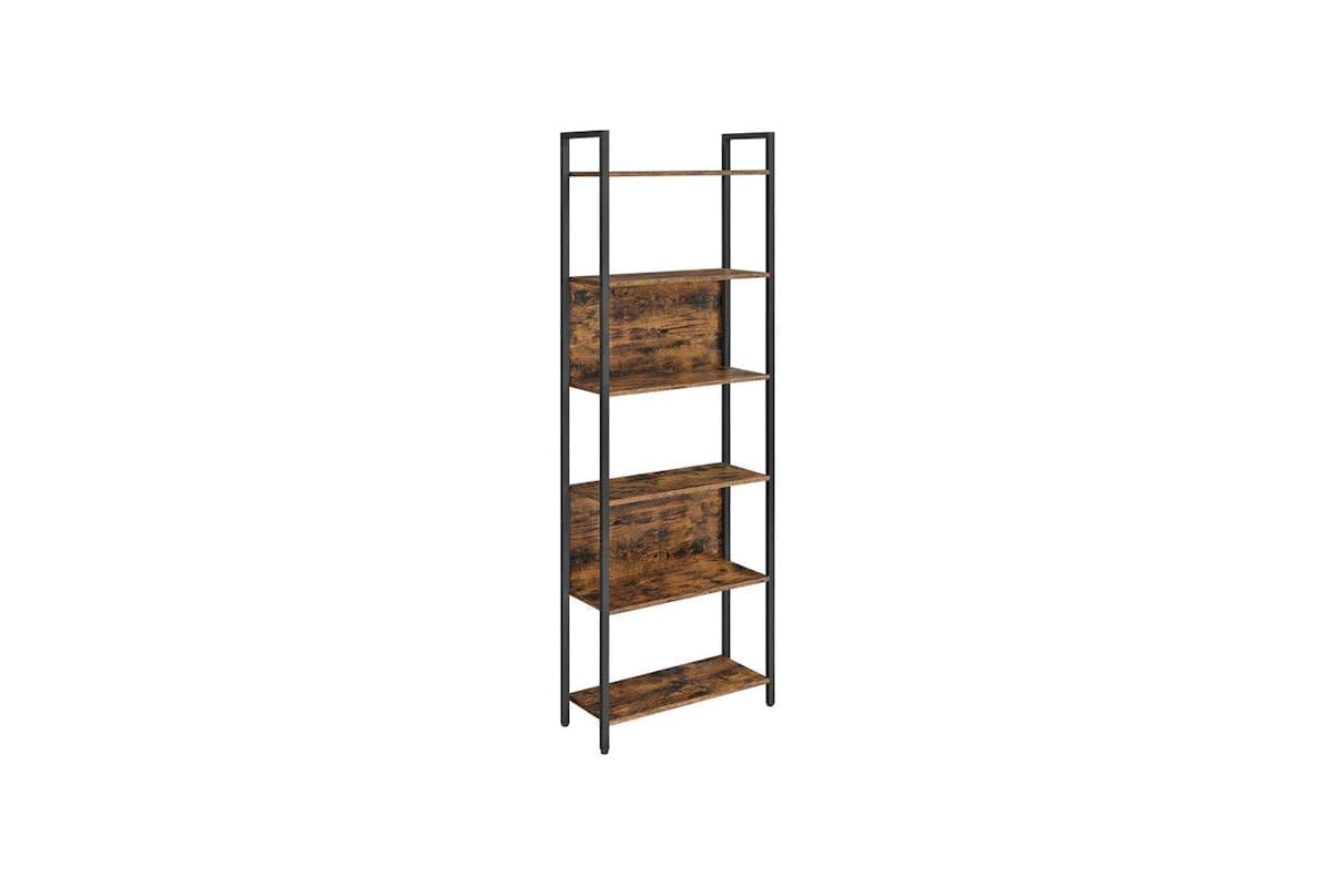 Bookshelf | Bookcase | Particleboard And Steel | 60 X 24 X 186 Cm