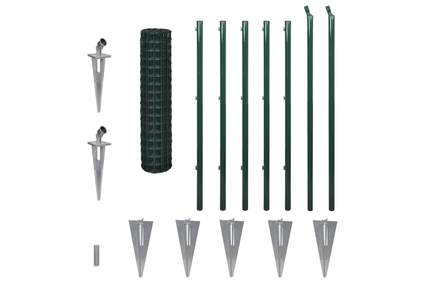 Vidaxl 140558 Euro Fence Steel 10x1.2 M Green