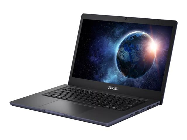 ASUSTEK - ASUS BR1402C i381XA-3Y - 180-degree hinge design - Intel Core i3 - N305 / up to 3.8 GHz - Win 11 Pro Education - UHD Graphics - 8 GB RAM - 128 GB UFS - 14" TN 1920 x 1080 (Full HD) - Gigabit Ethernet - Wi-Fi 6, Bluetooth - mineral grey