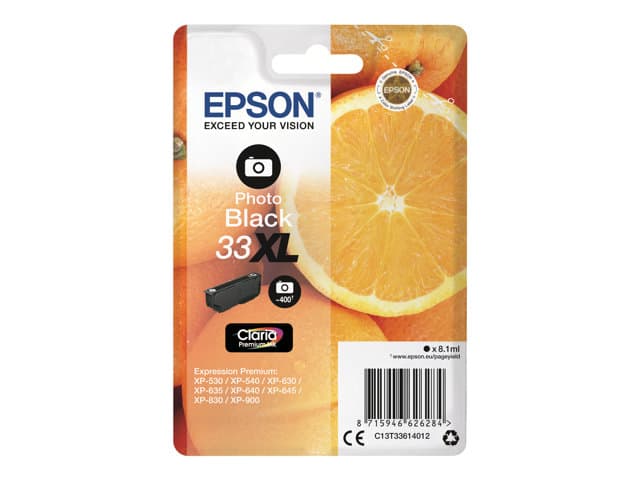 EPSON - 33XL - XL - photo black - original - ink cartridge