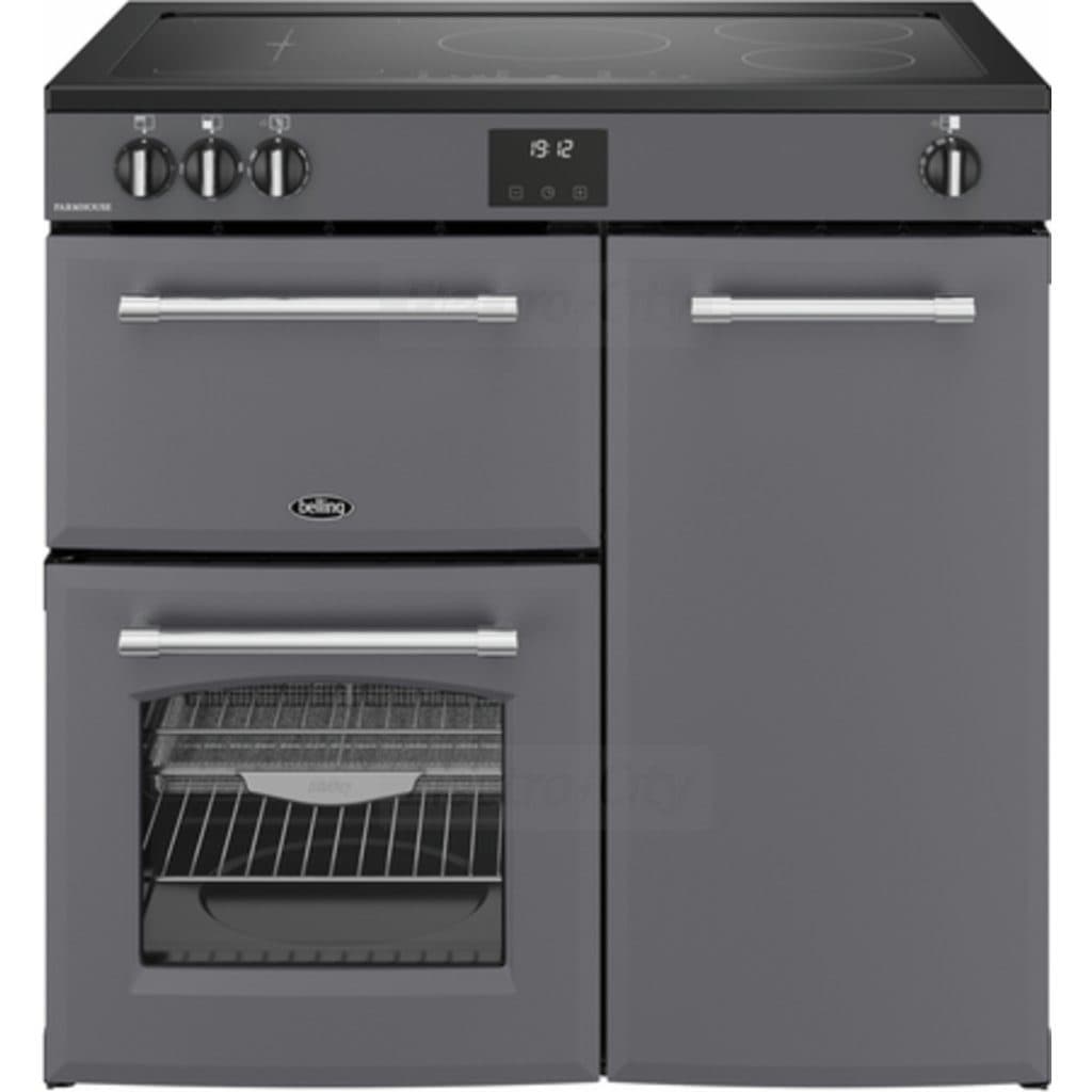 Belling 90cm Farmhouse Induction Range Cooker | Anthracite