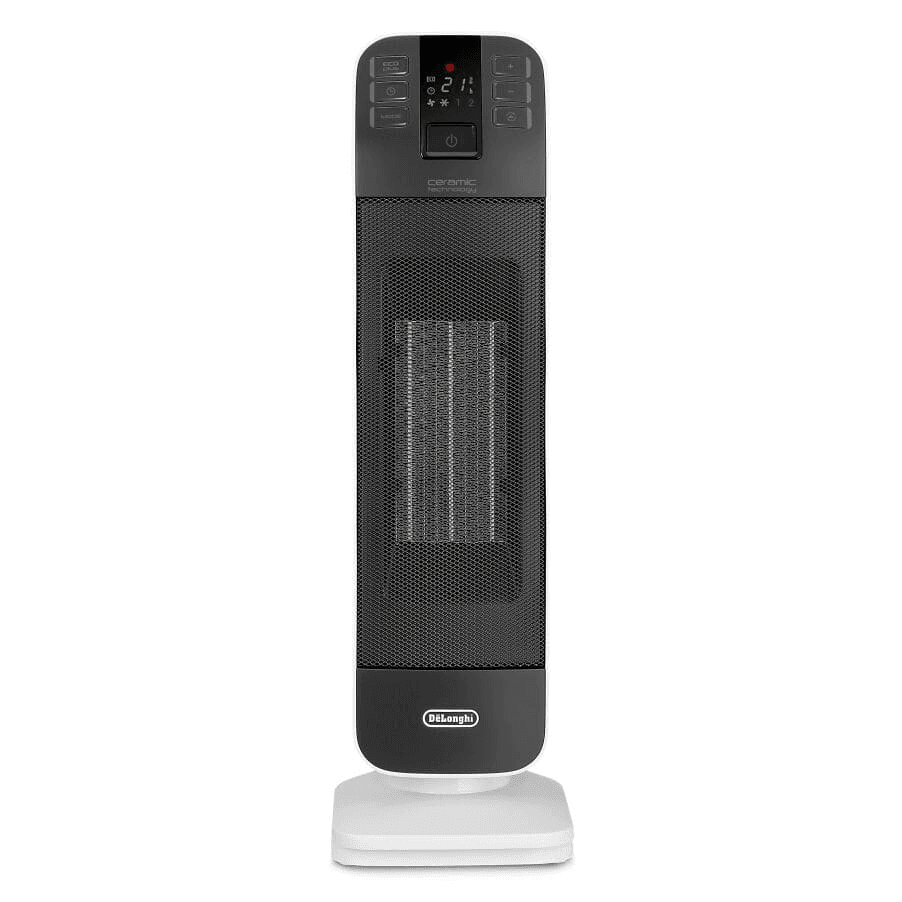 DeLonghi HFX65V20, 2KW Ceramic Fan Heater, Black