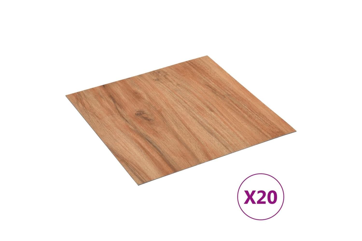 Vidaxl Self-adhesive Flooring Planks 20 Pcs Pvc 1.86 Sq M Light Wood