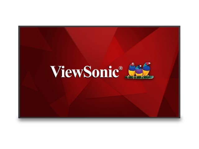 VIEWSONIC - CDE7530 - 75" Diagonal Class CDE30 Series LED-backlit LCD display - digital signage - with built-in SoC media player - 4K UHD (2160p) 3840 x 2160 - Direct LED