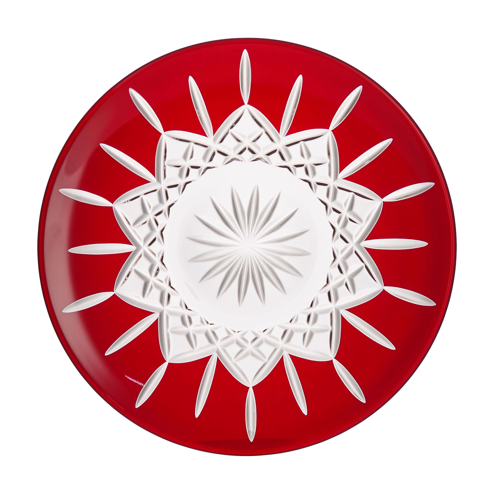Lismore Red Decorative Plate 30cm