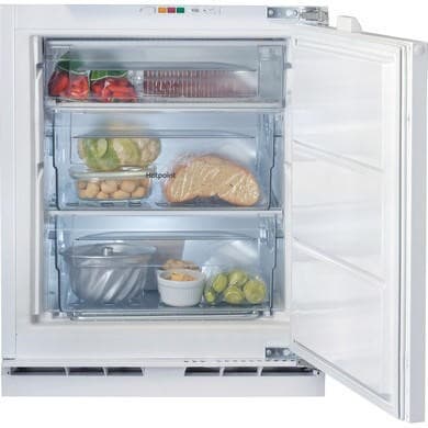 Refurbished Hotpoint 91 Litre Integrated Under Counter Freezer