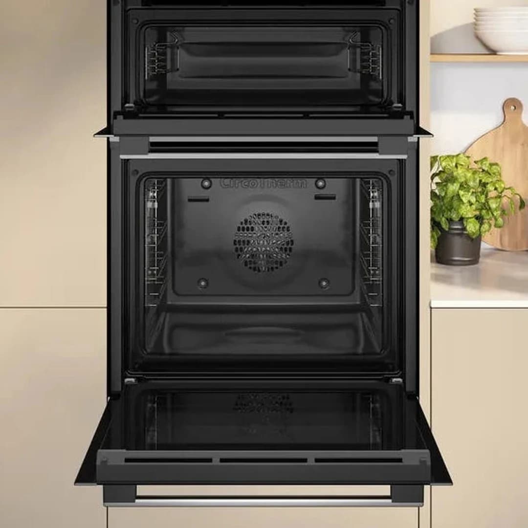 NEFF N50 59.4cm Electric Double Oven - Stainless Steel | U1ACE2AN3B