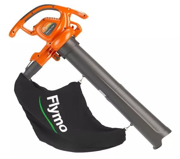 FLYMO PowerVac 2700 Garden Vacuum & Leaf Blower - Orange & Grey