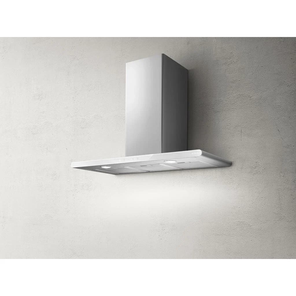 Elica 80cm Chimney Cooker Hood - Stainless Steel & Black Glass | GALAXYBLIXA80