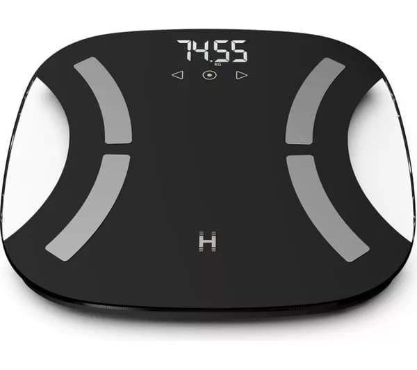 HOMEDICS Essentials Analyser Bathroom Scales - Black & Silver