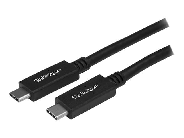 STARTECH.COM - StarTech USB C to UCB C Cable - 3 ft / 1m - M/M - USB 3.0 (5Gbps) - USB C Charging Cable - USB Type C Cable - USB-C to USB-C Cable (USB315CC1M) - USB-C cable - USB-C to USB-C - 1 m
