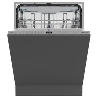Hisense Hi6 Integrated Dishwasher - Auto Dry, A-Rated, Silver control panel