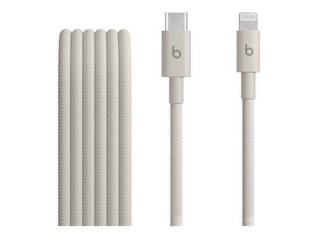 APPLE - Beats - Lightning cable - USB-C male to Lightning male - 1.5 m - surge stone - braided, Fast Charging, reinforced design