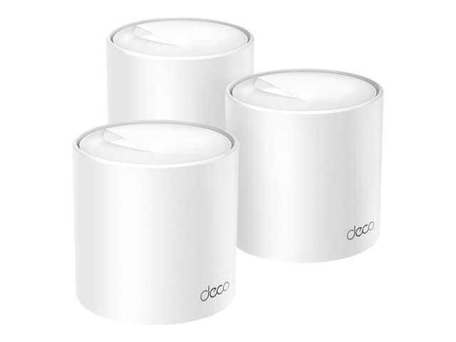 TP-LINK - Deco X50 - Wi-Fi system - (3 routers) - up to 6,500 sq.ft - mesh 1GbE - Wi-Fi 6 - Dual Band
