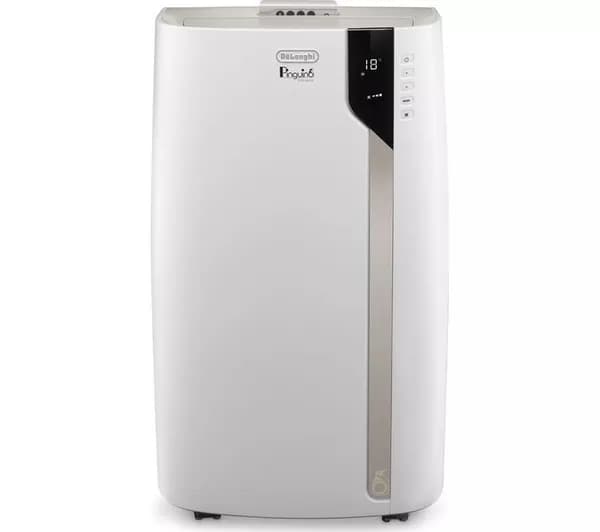 DELONGHI Pinguino EX93 Extreme 9400 BTU Portable Air Conditioner, Fan & Dehumidifier - White