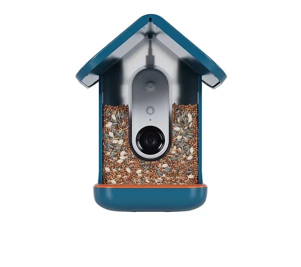 BIRD BUDDY 2.0 Smart Camera Bird Feeder with Solar Roof - Blue