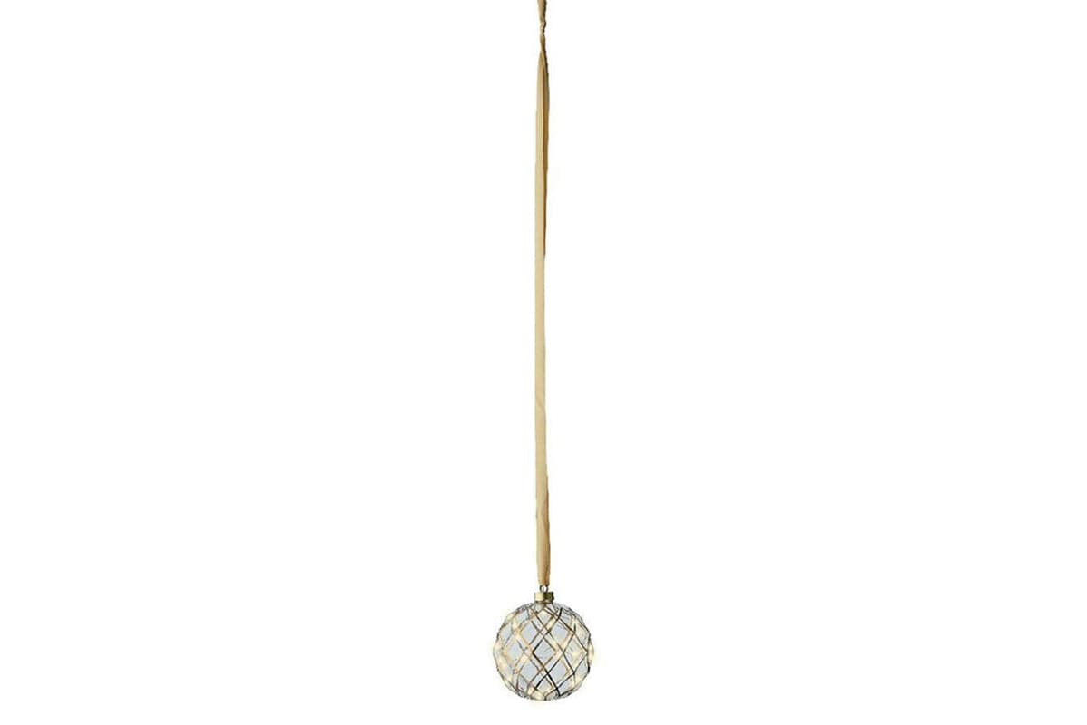 Christmas Decoration | Micro LED Ball | Clear/Warm White | 14cm