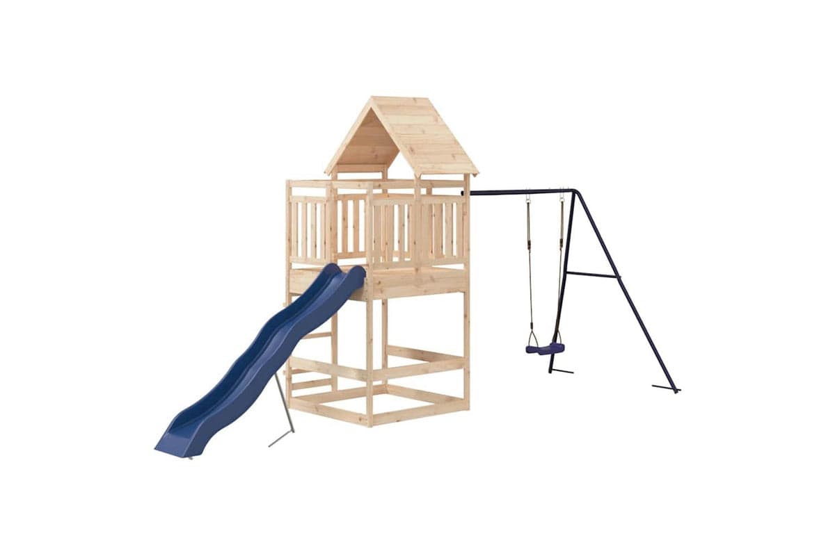 Vidaxl 3157015 Outdoor Playset Solid Wood Pine
