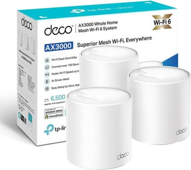 TP Link Whole Home Mesh WiFi 6 System |  Deco X50(3-pack)