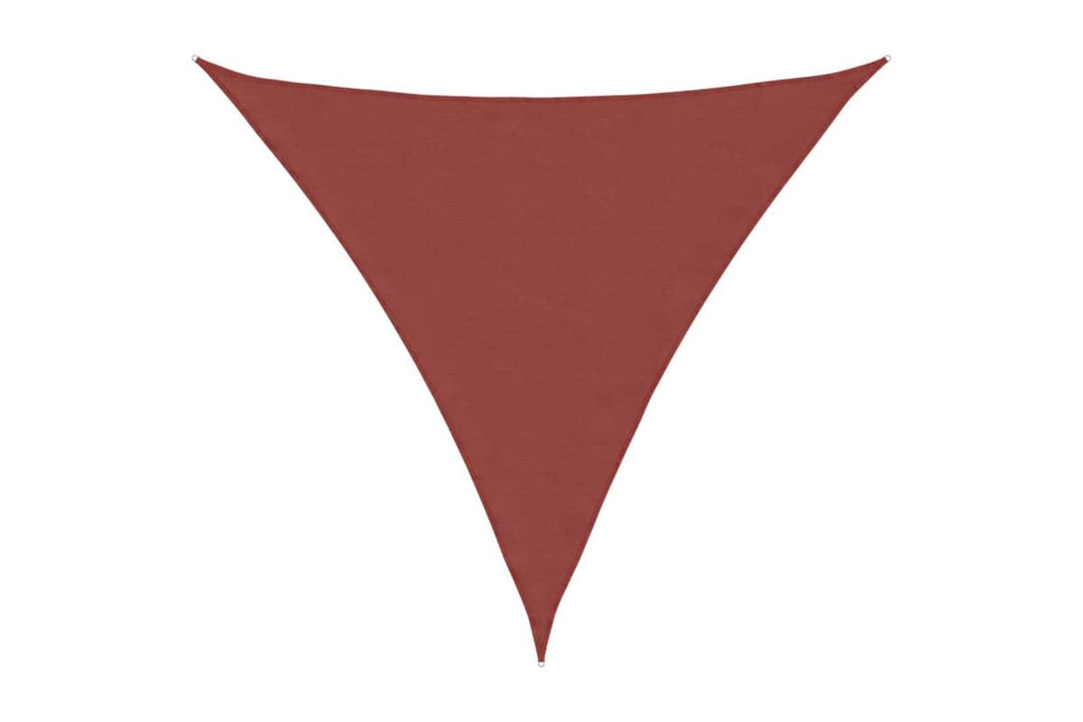 Vidaxl 135398 Sunshade Sail Oxford Fabric Triangular 4.5x4.5x4.5 M Terracotta