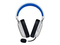 Razer - BlackShark V3 X HyperSpeed - For PlayStation - headset - 7.1 channel - full size - Bluetooth / 2.4 GHz radio frequency - wired, wireless - USB-A, USB-C - 3.5 mm jack - white