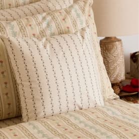 Rose Floral Small Cushion Cream