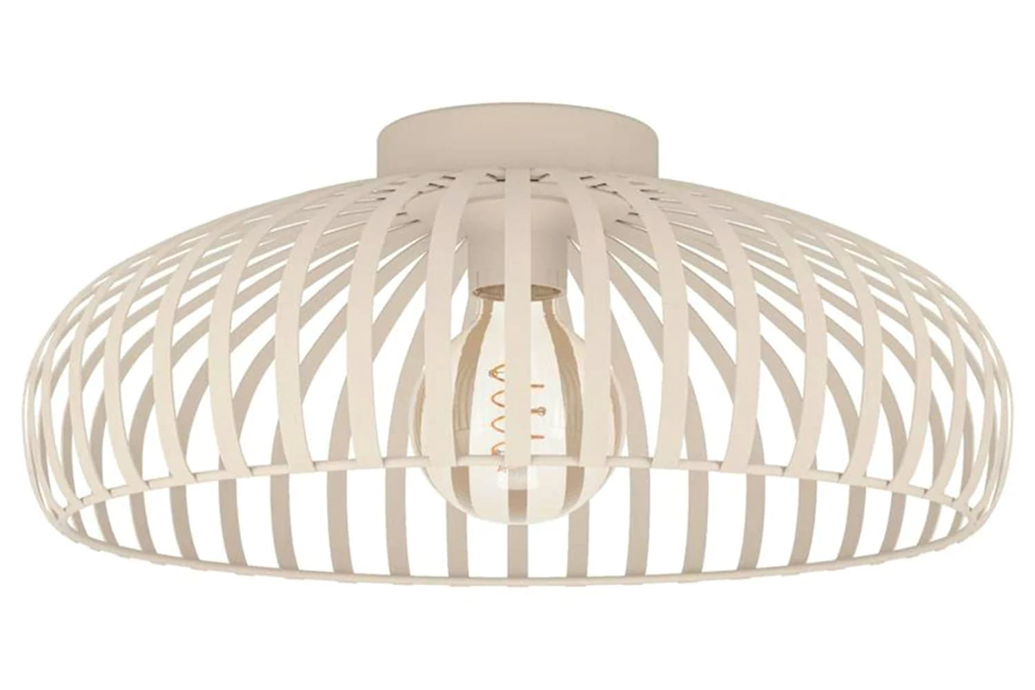 Eglo | Mogano 3 Caged Style Ceiling Light | 43 cm | Sandy