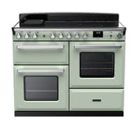 Rangemaster Estel Deluxe 110cm Induction Range Cooker - Mint with Chrome Trim | ESDLO110EIPMNT/CM1