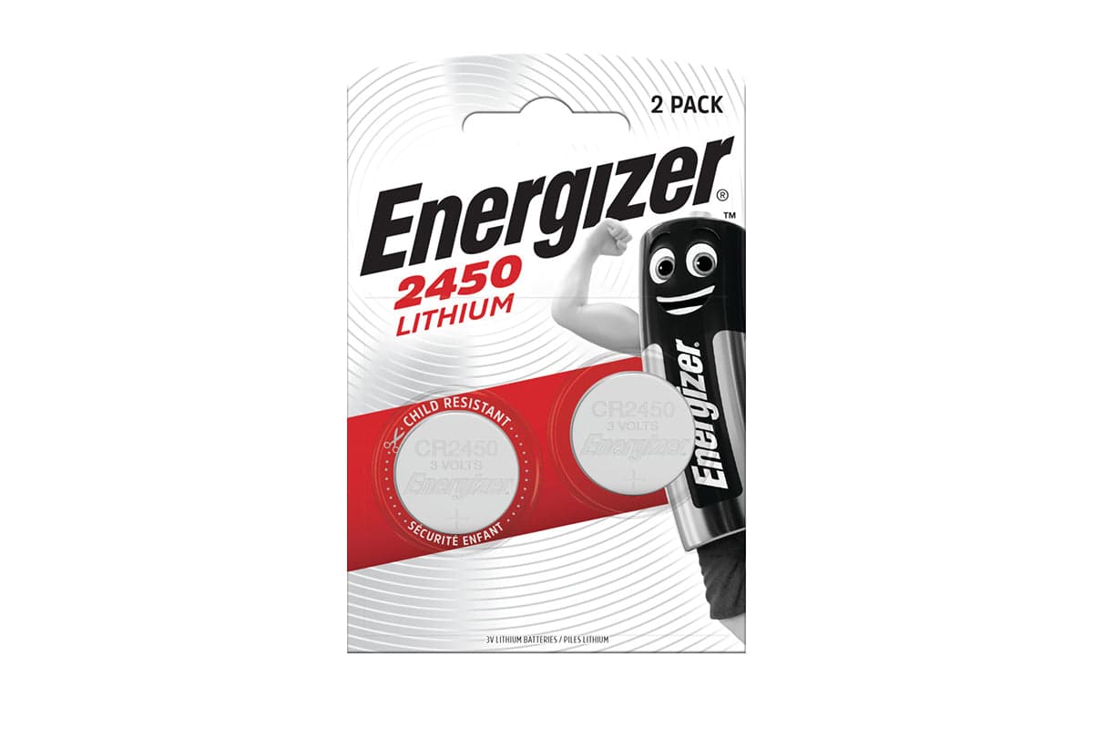Energizer Electronic Batteries | 2 Pack | ENR-CR2450-2PK