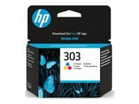 HP - 303 - 4 ml - colour (cyan, magenta, yellow) - original - ink cartridge - for ENVY Photo 7134, Pavilion 7230p, 7930, 7931, 7934