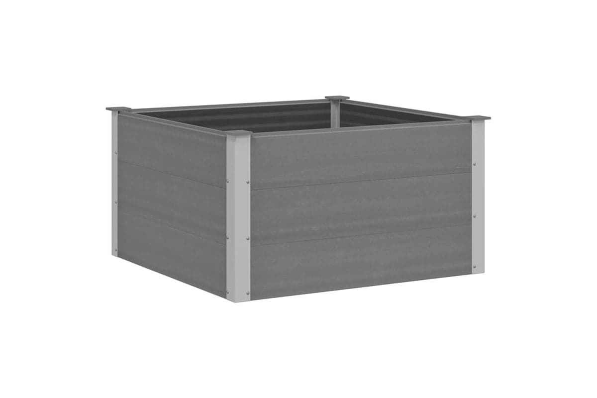 vidaXL 43605 Garden Raised Bed Wpc 100x100x54cm Grey
