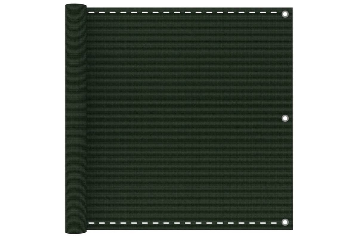 vidaXL 310972 Balcony Screen Dark Green 90x300cm Hdpe