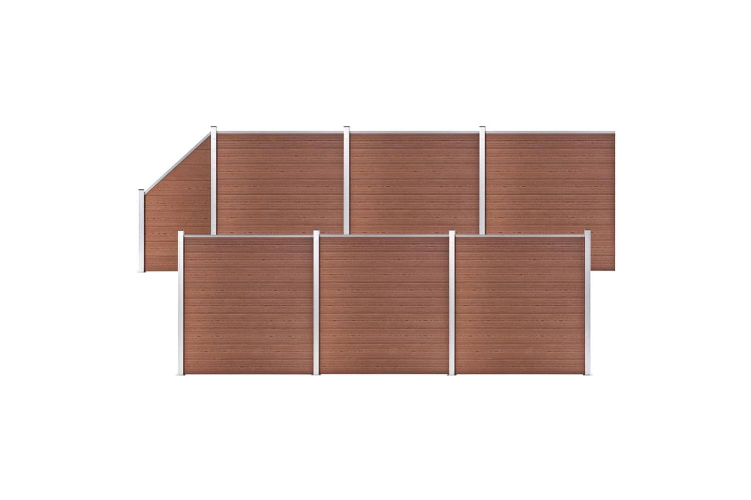 Vidaxl Garden Fence Wpc