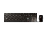 Cherry - DW 9100 SLIM - keyboard and mouse set - QWERTZ - German - black/bronze Input Device
