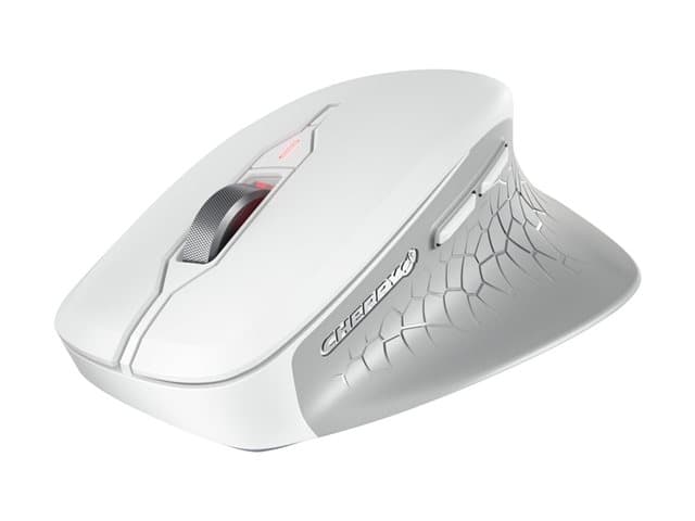 Cherry - STREAM MOUSE COMFORT - mouse - 2.4 GHz - white/grey