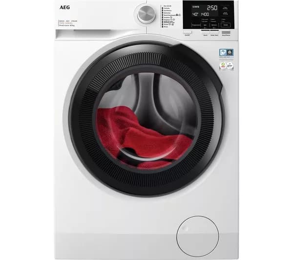 AEG 7000 Series LWR7185M4B 8 kg Washer Dryer - White