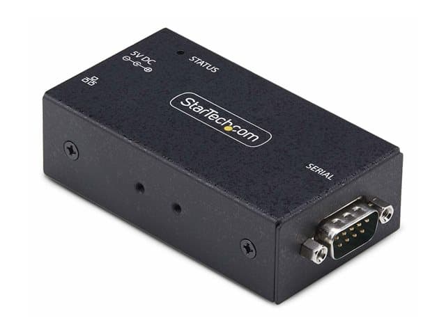 Startech Serial to Ethernet Adapter, IP LAN to RS232 DB9 Converter