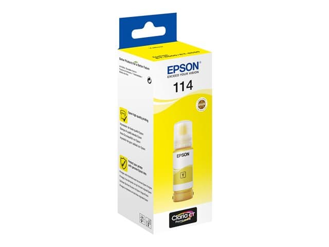 EPSON - 114 - 70 ml - yellow - original - ink refill - for EcoTank ET-8500, ET-8550